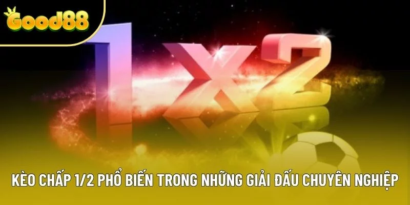 Kèo chấp 1/2 phổ biến trong những giải đấu chuyên nghiệp Kèo chấp 1/2 phổ biến trong những giải đấu chuyên nghiệp